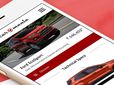 Car Responsive Website Concept 1