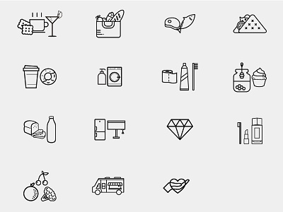 Icon Set B/W