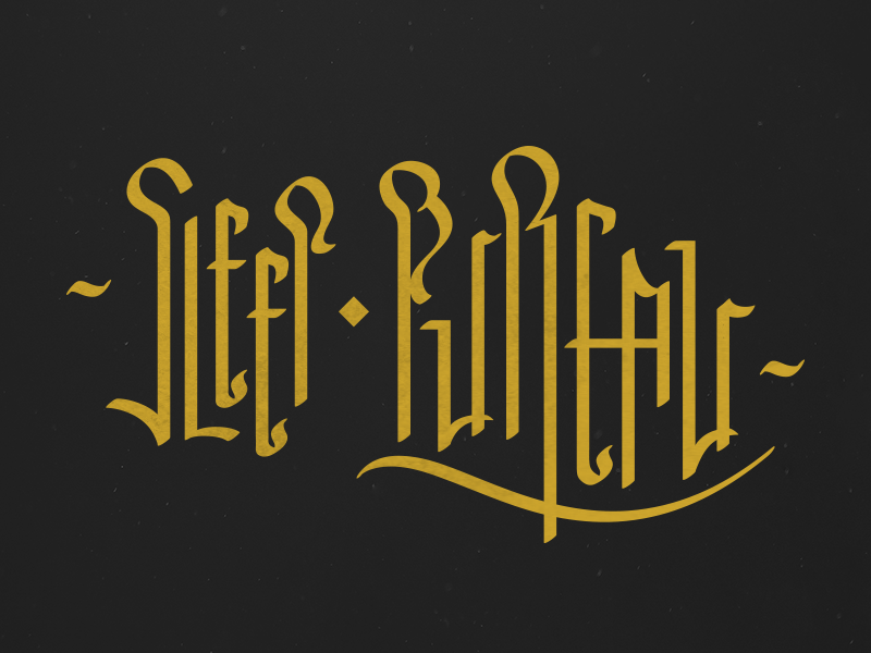 Sleep Bureau logo sketch lettering typography type sketch personal