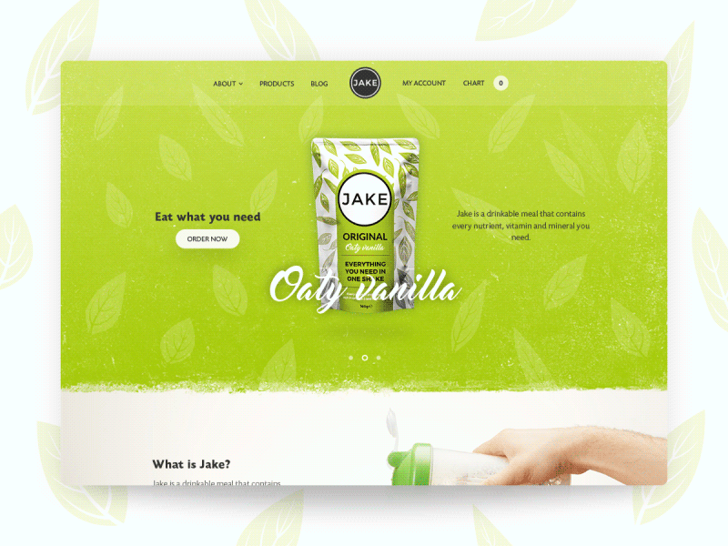 JAKE — Homepage Concept animation website ui personal layout homepage jake concept