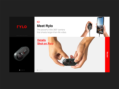 Rylo — Product page clean minimal product web