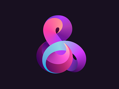 Another ampersand logo typography
