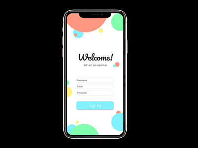 Daily UI 1 - Sign Up