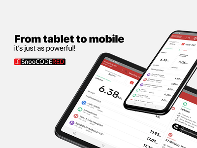SnooCODE Red Control Center App android control panel ghana medical app product design ui ux
