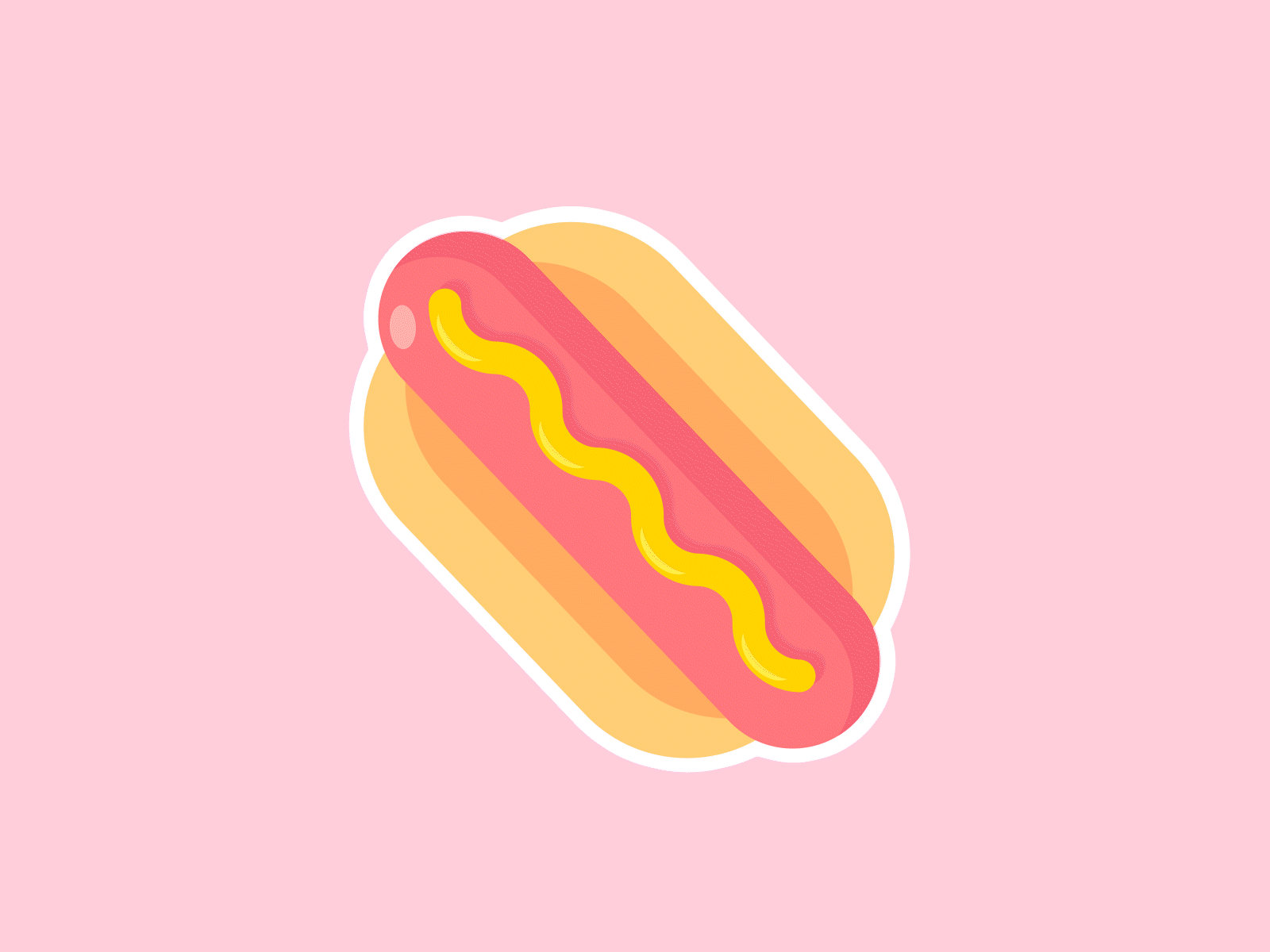 Veggie hotdog animation carrot cartoon cute food hot dog hotdog illustration motion graphics vector vegan