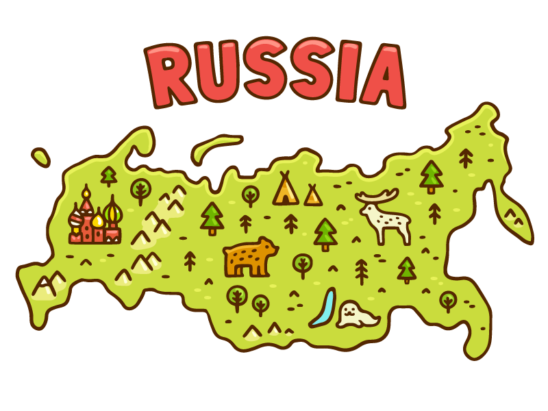 Make a poster draw a map of. Карта России для мультфильма. Нарисовать карту России с животными. Карта России стилизованная. Карта России в мультяшном стиле.