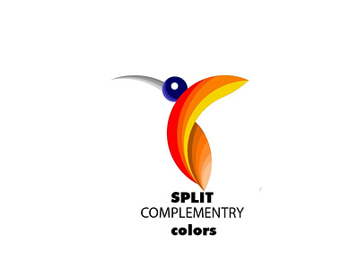 split Complementary color logo