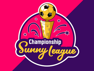 Logo Championship Sunny League branding design football football club football logo logo sports design sports logo