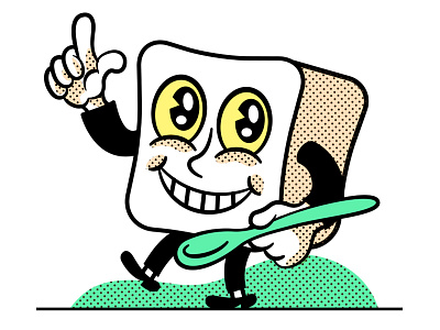 Sugar guy character design illustration