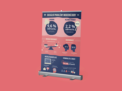 Infographic | Roll Up colors harmony illustration infographic issue mockup rollup social