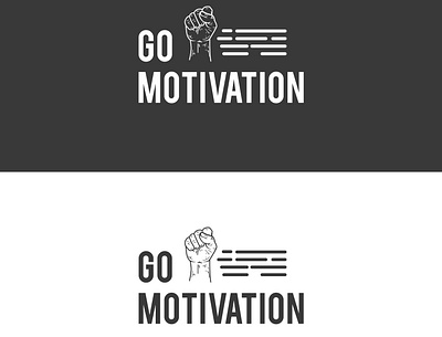 GO MOTIVATION LOGO design graphic design icon logo minimal logo