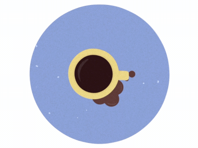 Just one more cup. after effects animation character coffee cup drinks illustration motion graphics