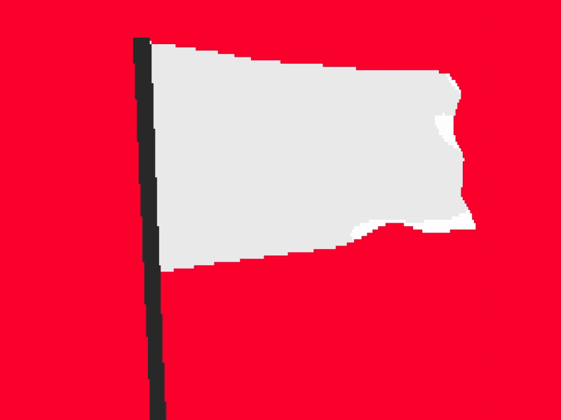 White flag by Ricardo on Dribbble