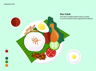 Nasi Uduk Vector Design design food food vector illustration vector