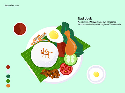 Nasi Uduk Vector Design