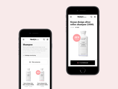 Ecommerce for hair products clean commerce design ecommerce mobile shampoo shop simple ui