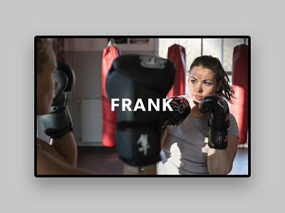 Frank | Photographer clean homepage photographer simple website