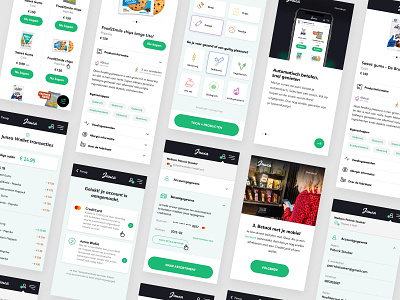 Mobile app app clean design focus food mobile ui ux vending