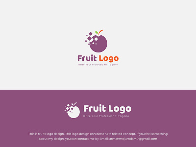 Cherry Fruit logo design abstract berry cherry design ecology food fresh fruit health healthy leaf logo natural nutrition organic