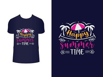 Summer t-shirt design design fashion lettering season summer summertime t shirt t shirt typography umbrella vintage