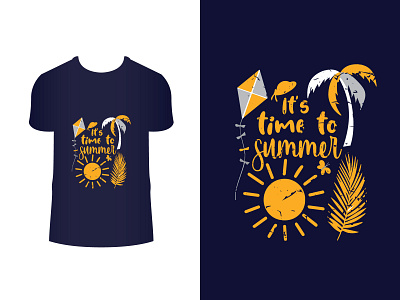 This is summer t-shirt design, typography t-shirt design design fashion flam tree kite lettering summer summertime t shirt t shirt typography vintage