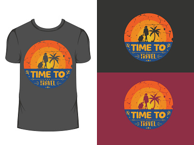 travel t-shirt design