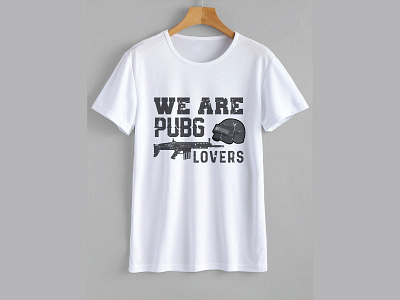 T-Shirt design for pubg lover design gaming pubg lover t shirt typography vector