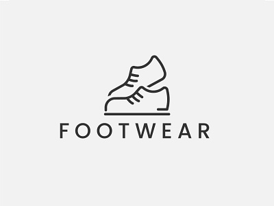 Man Shoes Logo design concept for footwear shoes