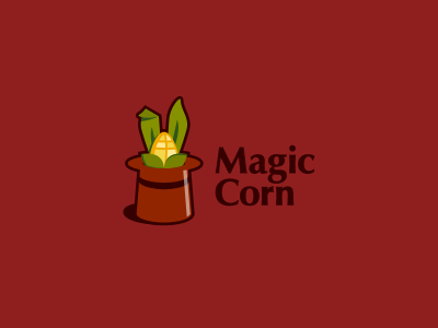 MagicCorn company corn ears popcorn rabbit