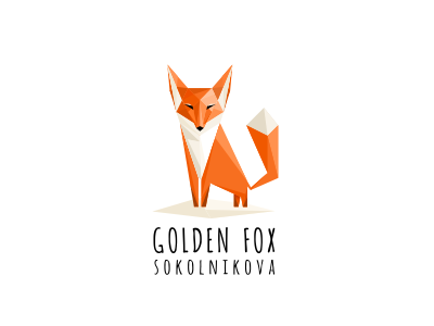 Fox mark animal fox geometric mark polygon