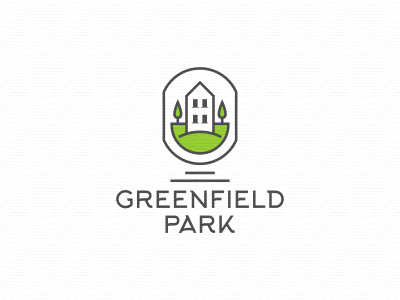 Greenfield Park building cottage green home housing park town village