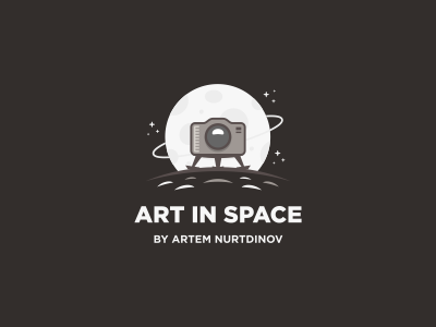 Art in Space camera cosmos moon photography space stars studio