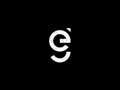 GE / Monogram black e g ge geometry letter letters minimal monogram white
