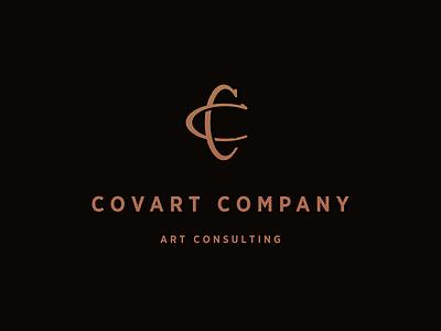 Covart art cc consulting letters luxury minimal monogram simple