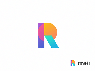 R / Icon / Logo color colors estate geometry icon logo property r real trend