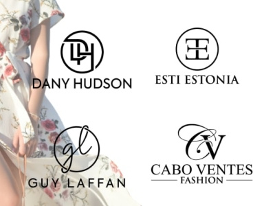 initial wordmark logo clothing fashion fashion logo initial letter initial text