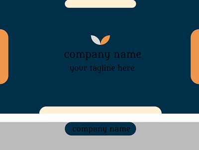 Business card (first side) branding design graphic design logo