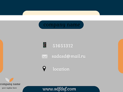 Business card (second side)