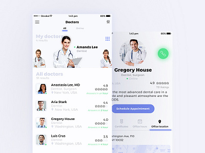 Helping for patients app consult disease doc doctors help ios medical ui ux