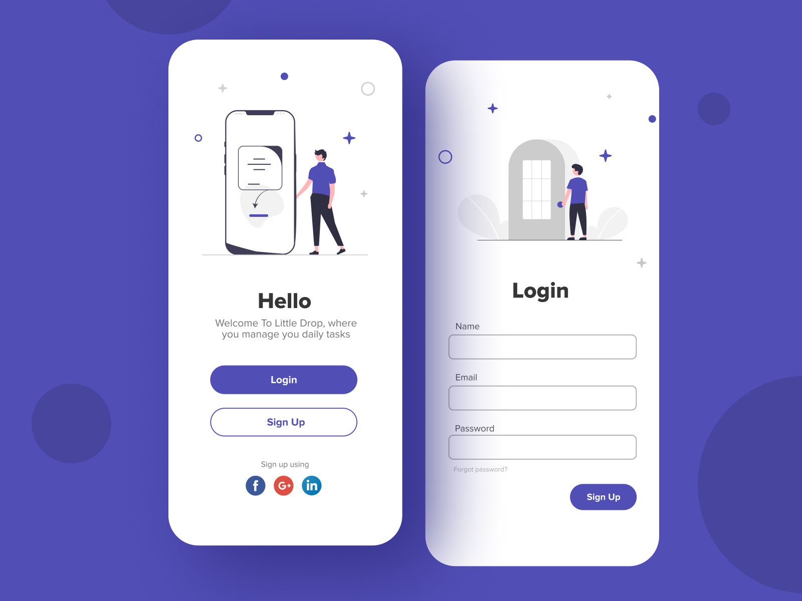 Login Screen Design by Abid Ahmad on Dribbble