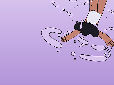 Title Sequence 1 animation bubbles cel animation character diving drawn animation frame by frame animation photoshop animation pose to pose swimming water