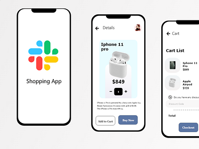 Shopping App Design