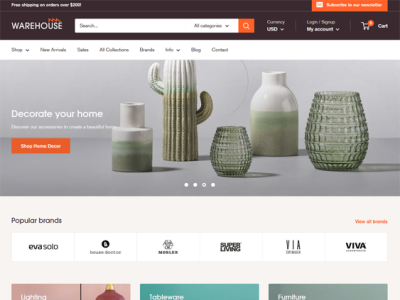 Warehouse Ecommerce Website