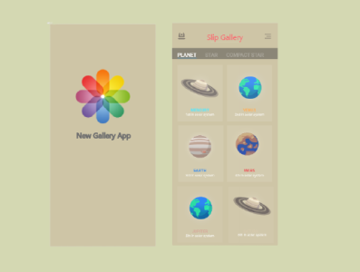 New Gallery App adobe illustrator adobe photoshop adobe xd app app design design figma illustration ui