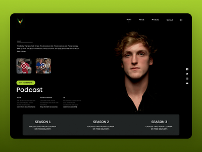 Podcast web design