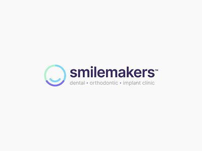 Smilemakers Rebrand branding dental dentist design identity logo visual identity