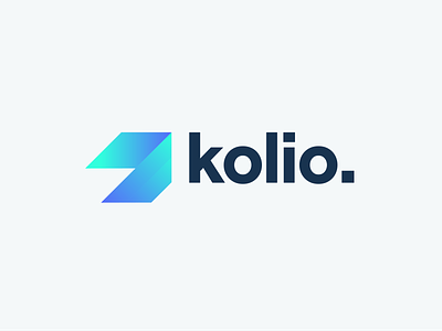 kolio. logo blue branding identity logo logo design visual identity