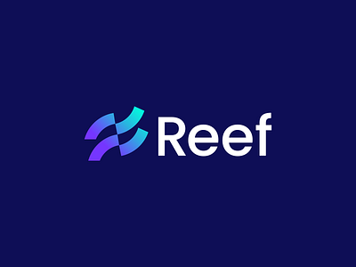 Reef – Tickets blue brand branding design green identity logo logo design purple reef tickets visual identity