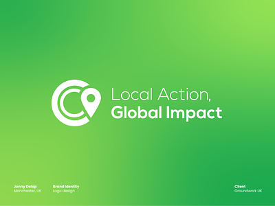 Local Action, Global Impact – COP26 Logo branding climate change design enviroment green jonny delap logo logo design logotype sustainability typography visual identity