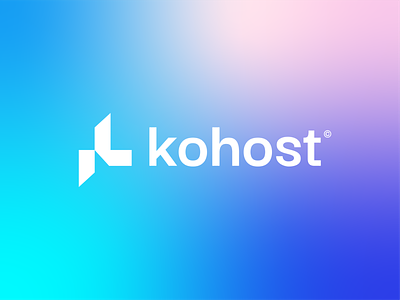 Kohost Logo brand identity branding design hosting identity logo logo design typography visual identity
